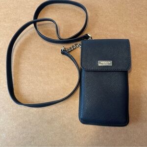 Kate Spade Laurel Way North South crossbody, black, NEW with tags